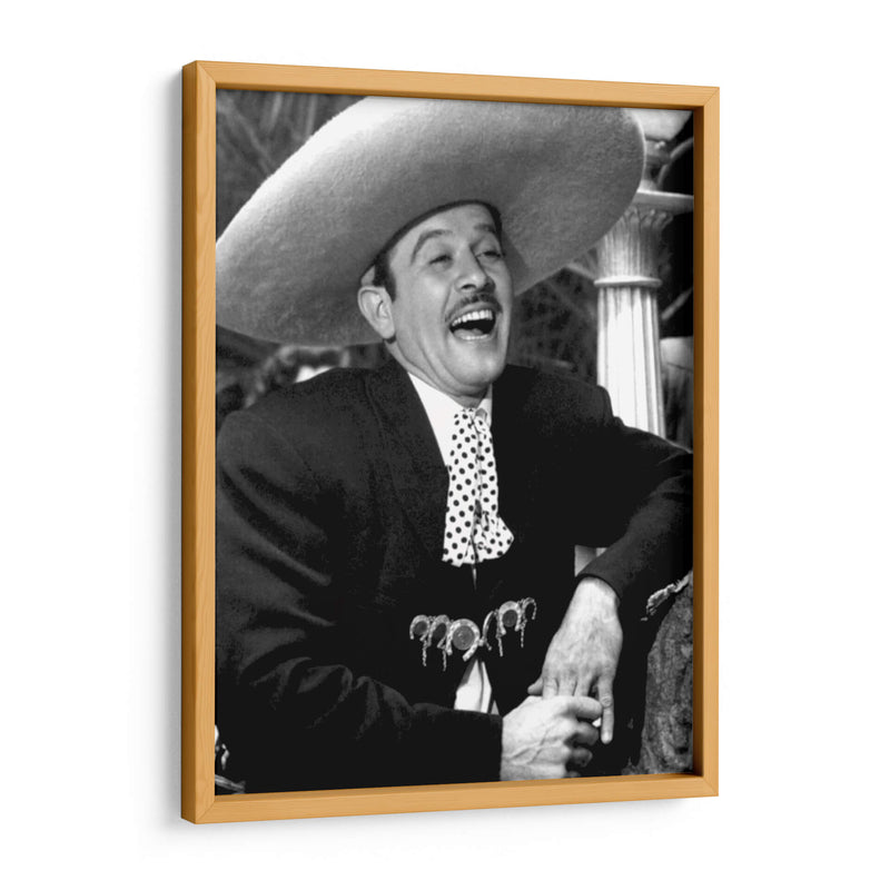 Pedro Infante riendo | Cuadro decorativo de Canvas Lab