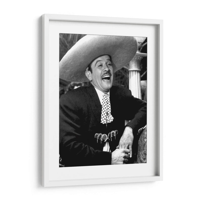 Pedro Infante riendo | Cuadro decorativo de Canvas Lab