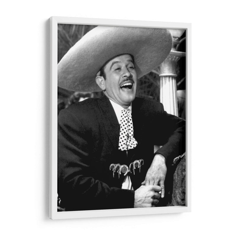 Pedro Infante riendo | Cuadro decorativo de Canvas Lab