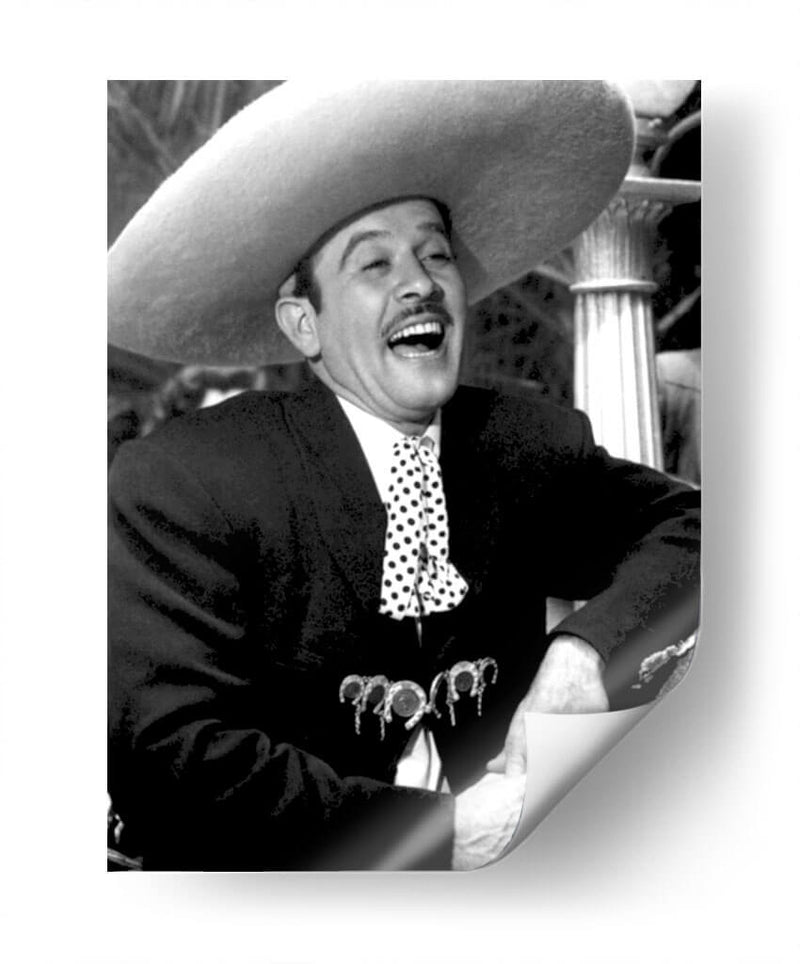 Pedro Infante riendo | Cuadro decorativo de Canvas Lab