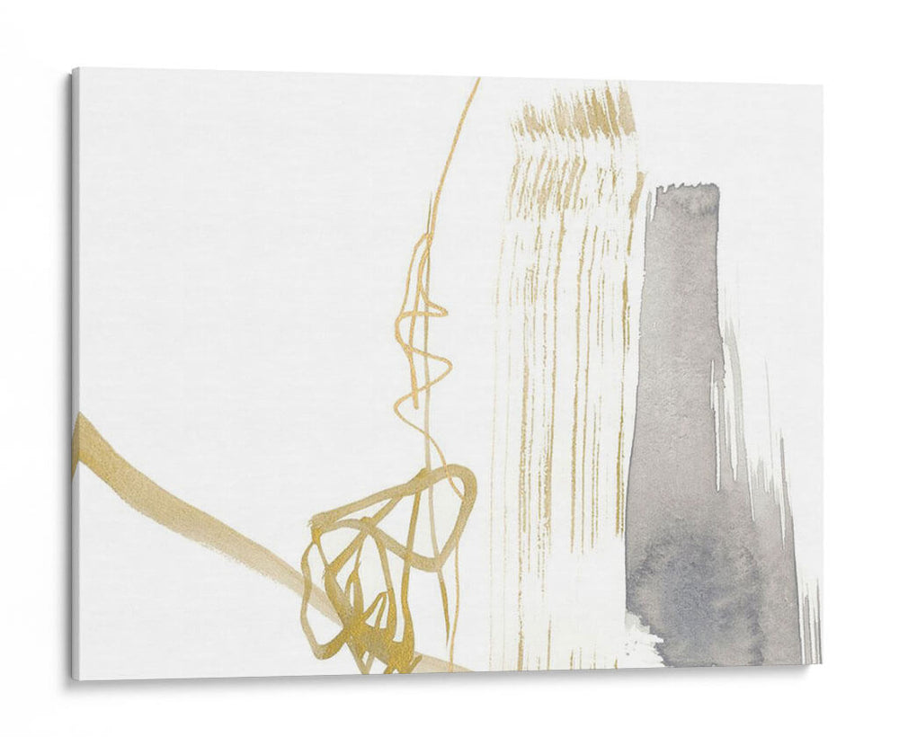 Exploración De Oro Y Gris Iii. - Jennifer Goldberger | Cuadro decorativo de Canvas Lab