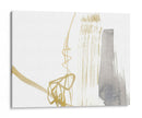 Exploración De Oro Y Gris Iii. - Jennifer Goldberger | Cuadro decorativo de Canvas Lab