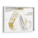 Exploración De Oro Y Gris Viii - Jennifer Goldberger | Cuadro decorativo de Canvas Lab