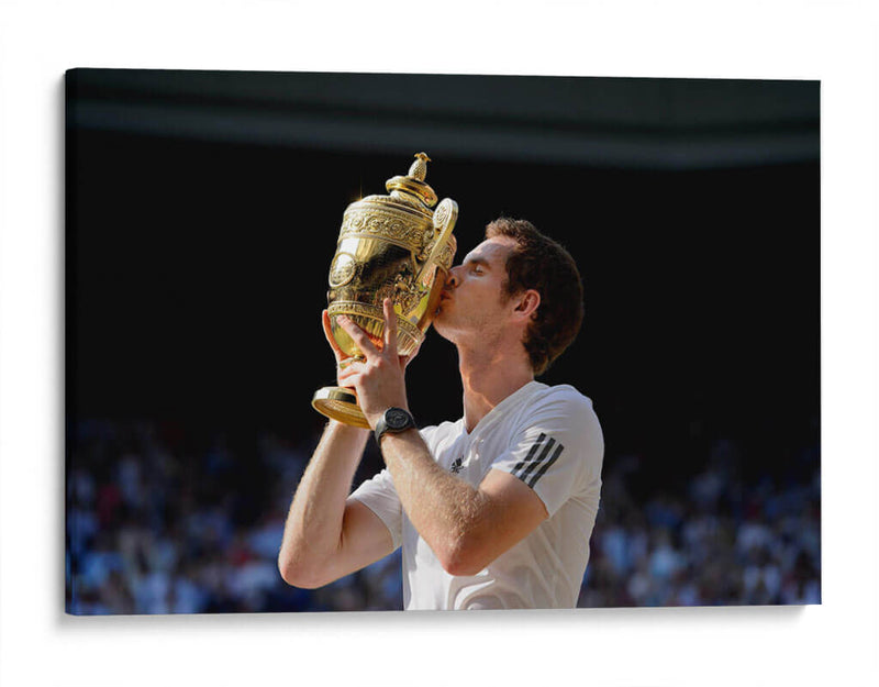El triunfo de Andy Murray | Cuadro decorativo de Canvas Lab