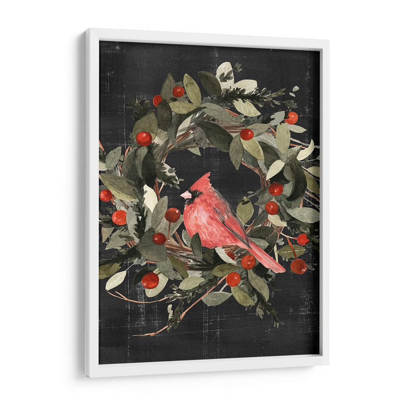 Cardinal De Navidad I - Emma Scarvey | Cuadro decorativo de Canvas Lab