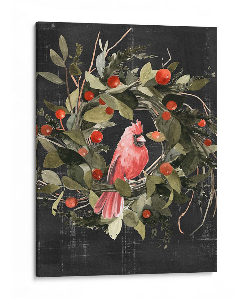 Cardinal De Navidad Ii - Emma Scarvey | Cuadro decorativo de Canvas Lab