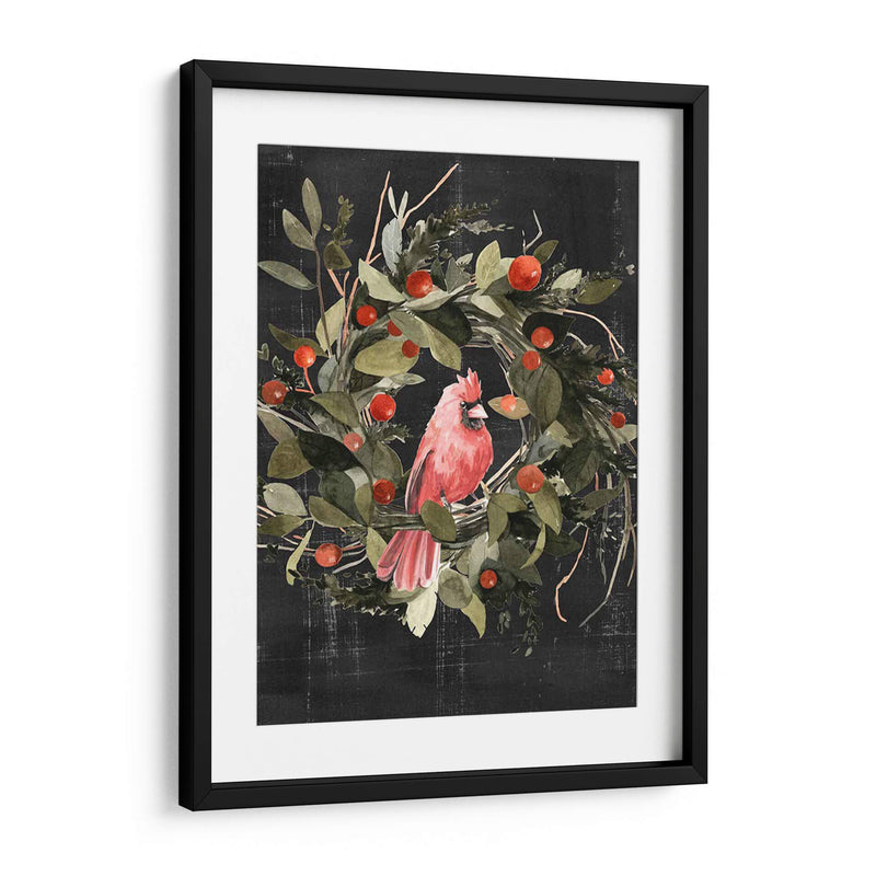 Cardinal De Navidad Ii - Emma Scarvey | Cuadro decorativo de Canvas Lab