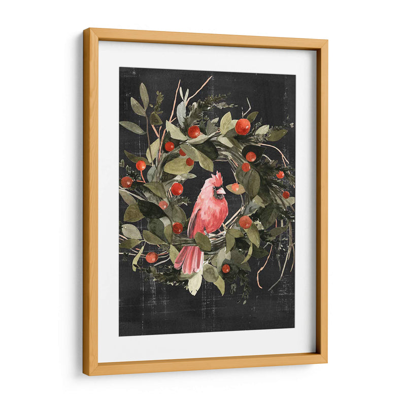 Cardinal De Navidad Ii - Emma Scarvey | Cuadro decorativo de Canvas Lab