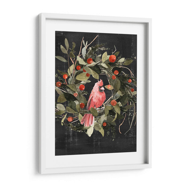 Cardinal De Navidad Ii - Emma Scarvey | Cuadro decorativo de Canvas Lab