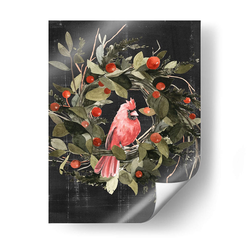 Cardinal De Navidad Ii - Emma Scarvey | Cuadro decorativo de Canvas Lab