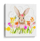 Flores De Abril Y Conejito I - Jennifer Paxton Parker | Cuadro decorativo de Canvas Lab