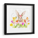 Flores De Abril Y Conejito I - Jennifer Paxton Parker | Cuadro decorativo de Canvas Lab