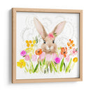 Flores De Abril Y Conejito I - Jennifer Paxton Parker | Cuadro decorativo de Canvas Lab