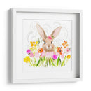 Flores De Abril Y Conejito I - Jennifer Paxton Parker | Cuadro decorativo de Canvas Lab