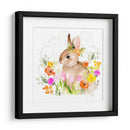 Flores De Abril Y Conejito Ii - Jennifer Paxton Parker | Cuadro decorativo de Canvas Lab