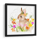 Flores De Abril Y Conejito Ii - Jennifer Paxton Parker | Cuadro decorativo de Canvas Lab