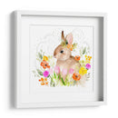 Flores De Abril Y Conejito Ii - Jennifer Paxton Parker | Cuadro decorativo de Canvas Lab