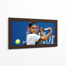 Roger Federer en acción | Cuadro decorativo de Canvas Lab