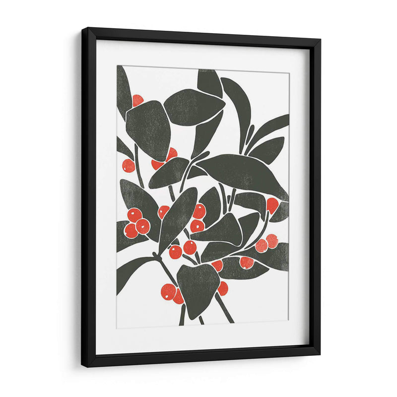 Colorblock Berry Branch I - Emma Scarvey | Cuadro decorativo de Canvas Lab