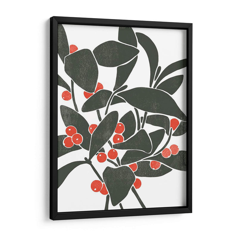 Colorblock Berry Branch I - Emma Scarvey | Cuadro decorativo de Canvas Lab