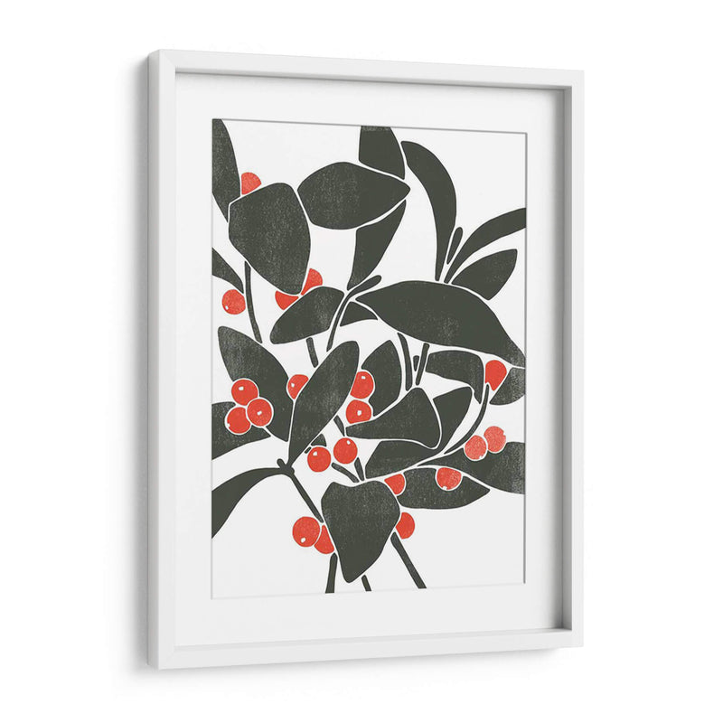 Colorblock Berry Branch I - Emma Scarvey | Cuadro decorativo de Canvas Lab