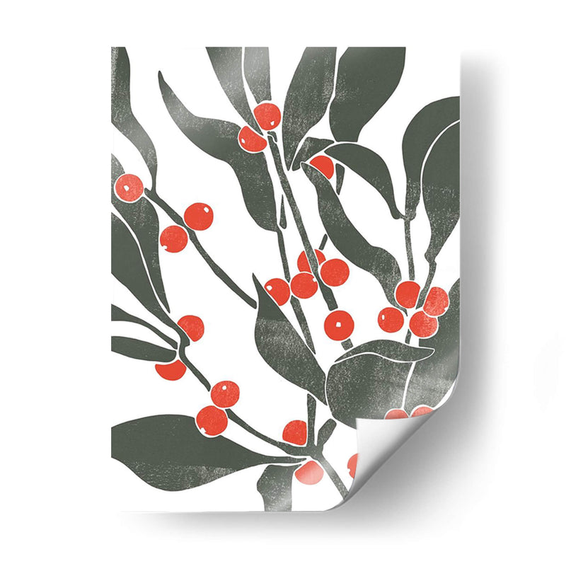 Colorblock Berry Branch Ii - Emma Scarvey | Cuadro decorativo de Canvas Lab