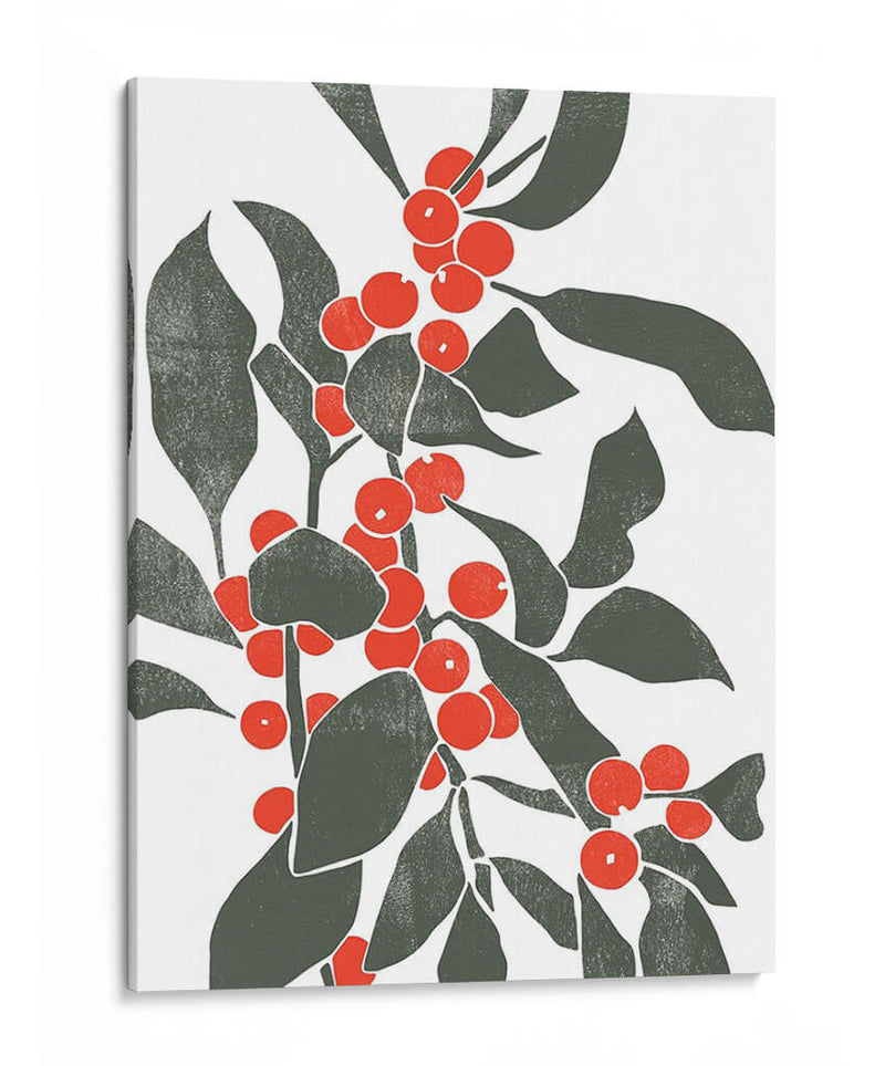 Colorblock Berry Branch Iv - Emma Scarvey | Cuadro decorativo de Canvas Lab