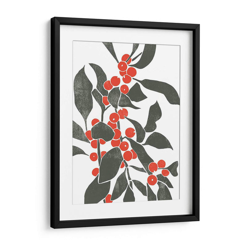 Colorblock Berry Branch Iv - Emma Scarvey | Cuadro decorativo de Canvas Lab