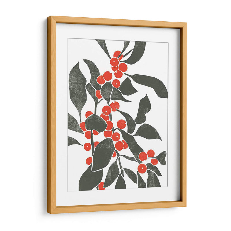 Colorblock Berry Branch Iv - Emma Scarvey | Cuadro decorativo de Canvas Lab