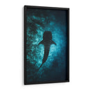 El nado del tiburón ballena | Cuadro decorativo de Canvas Lab