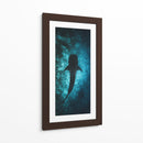 El nado del tiburón ballena | Cuadro decorativo de Canvas Lab
