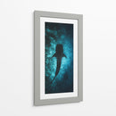 El nado del tiburón ballena | Cuadro decorativo de Canvas Lab