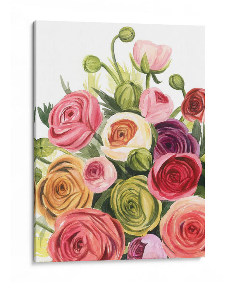 Estudio Ranunculus I - Grace Popp | Cuadro decorativo de Canvas Lab