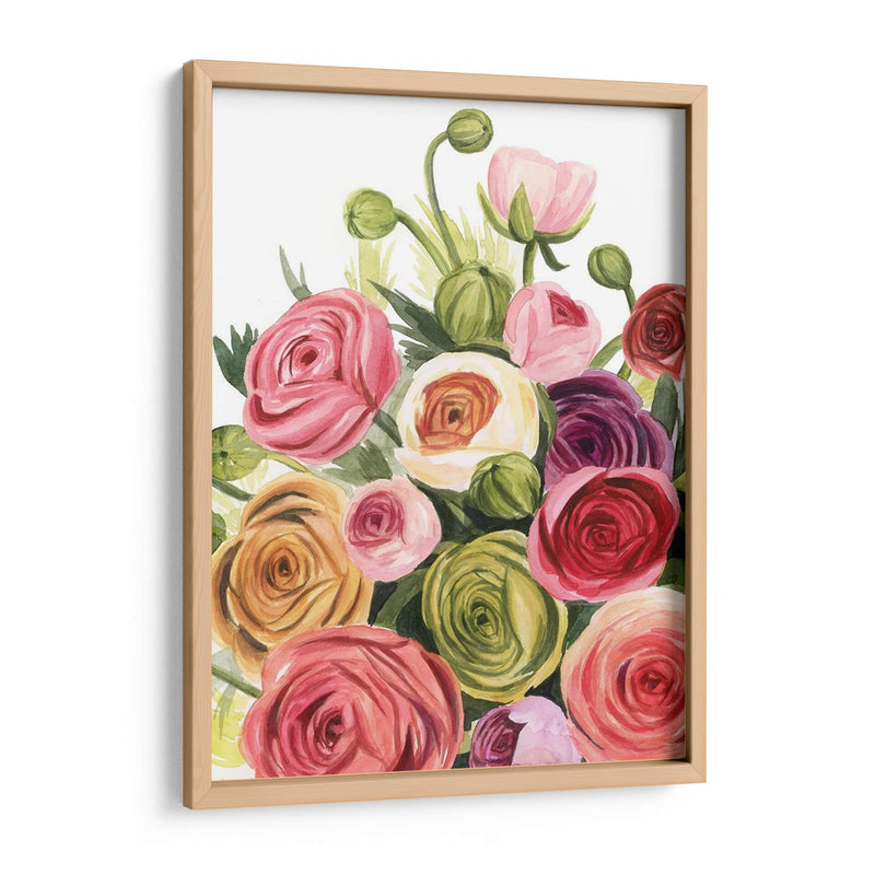 Estudio Ranunculus I - Grace Popp | Cuadro decorativo de Canvas Lab