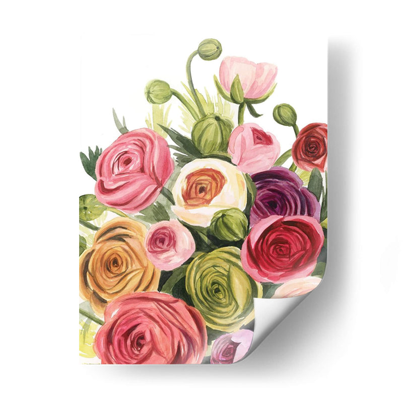 Estudio Ranunculus I - Grace Popp | Cuadro decorativo de Canvas Lab