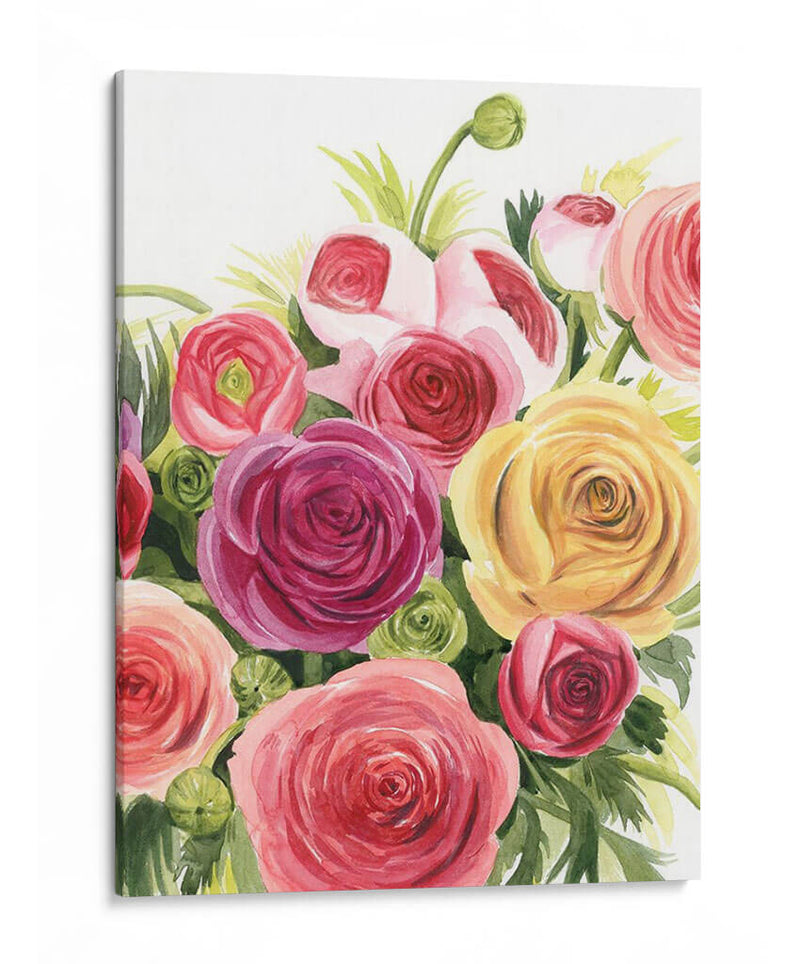 Estudio Ranunculus Ii - Grace Popp | Cuadro decorativo de Canvas Lab