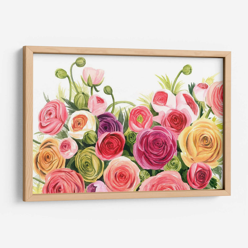 Ranunculus Panorama - Grace Popp | Cuadro decorativo de Canvas Lab