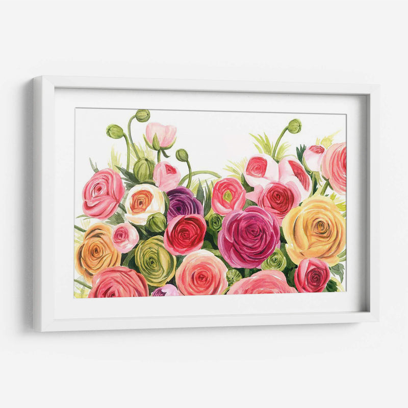 Ranunculus Panorama - Grace Popp | Cuadro decorativo de Canvas Lab