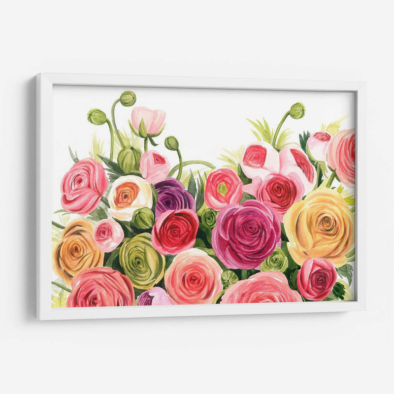 Ranunculus Panorama - Grace Popp | Cuadro decorativo de Canvas Lab