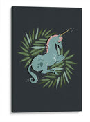 Unicornio azul | Cuadro decorativo de Canvas Lab