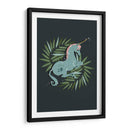 Unicornio azul | Cuadro decorativo de Canvas Lab