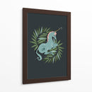 Unicornio azul | Cuadro decorativo de Canvas Lab