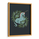 Unicornio azul | Cuadro decorativo de Canvas Lab