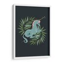 Unicornio azul | Cuadro decorativo de Canvas Lab