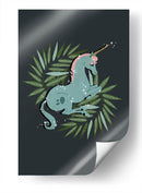 Unicornio azul | Cuadro decorativo de Canvas Lab