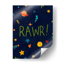 Dinos Estrellado I - June Erica Vess | Cuadro decorativo de Canvas Lab