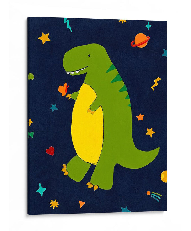 Starry Dinos Iii - June Erica Vess | Cuadro decorativo de Canvas Lab