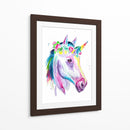 Unicornio de acuarela | Cuadro decorativo de Canvas Lab