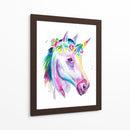 Unicornio de acuarela | Cuadro decorativo de Canvas Lab