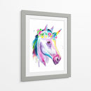 Unicornio de acuarela | Cuadro decorativo de Canvas Lab